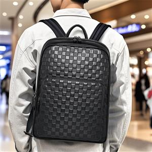 Cowhide backpack